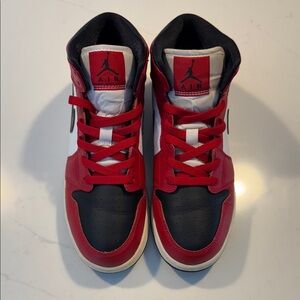 Stylish Red and Black Kids' Sneakers